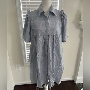 Evi Grintela The Shirt Dress Size Large